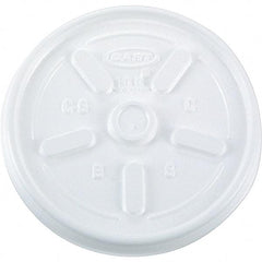 DART - Plastic Hot Cup Lids, 10 oz - White - Americas Tooling