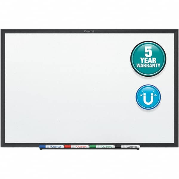 Quartet - 18" High x 24" Wide Magnetic Dry Erase Board - Steel, Includes Dry-Erase Marker & Mounting Kit - Americas Tooling