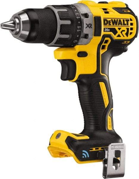 DeWALT - 20 Volt 1/2" Chuck Pistol Grip Handle Cordless Drill - 0-2000 RPM, Keyless Chuck, Reversible, Lithium-Ion Batteries Not Included - Americas Tooling