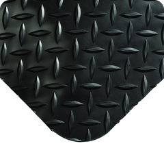 UltraSoft Diamond Plate Floor Mat - 3' x 5' x 15/16" Thick - (Black Diamond Plate) - Americas Tooling