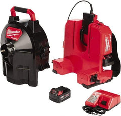 Milwaukee Tool - 18V Battery Battery Drain Cleaning Machine - For 1-1/4" to 4" Pipe - Americas Tooling