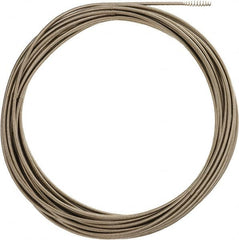 Milwaukee Tool - 5/16" x 75' Drain Cleaning Machine Cable - Inner Core, 1-1/4" to 2-1/2" Pipe, Use with Milwaukee Drain Cleaning Tools - Americas Tooling