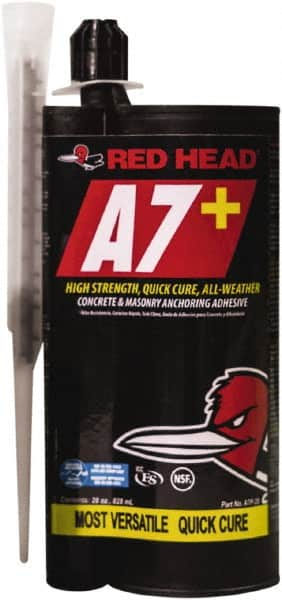 Red Head - 28 fl oz Epoxy Anchoring Adhesive - 5 min Working Time, Includes Mixing Nozzle - Americas Tooling