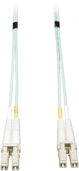 Tripp-Lite - 20' Long, LC/LC Head, Multimode Fiber Optic Cable - Aqua, Use with LAN - Americas Tooling