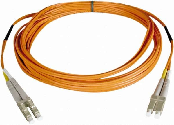 Tripp-Lite - 10' Long, LC/LC Head, Multimode Fiber Optic Cable - Aqua, Use with LAN - Americas Tooling
