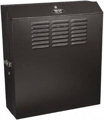 Tripp-Lite - 23-1/2" Overall Width x 5" Rack Height x 17-1/2" Overall Depth Data Cable Enclosure - 200 Lb Capacity, Black - Americas Tooling