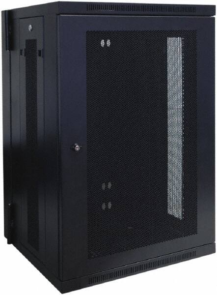 Tripp-Lite - 23.6" Overall Width x 18" Rack Height x 21.6" Overall Depth Data Cable Enclosure - 250 Lb Capacity, Black - Americas Tooling