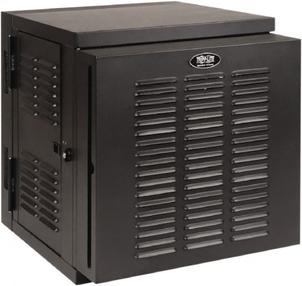 Tripp-Lite - 23.62" Overall Width x 12" Rack Height x 26.42" Overall Depth Data Cable Enclosure - 3,000 Lb Capacity, Black - Americas Tooling