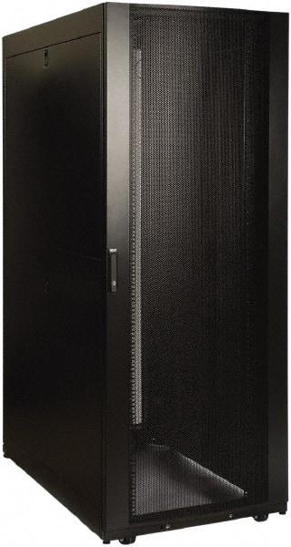 Tripp-Lite - 29.53" Overall Width x 45" Rack Height x 50.89" Overall Depth Data Cable Enclosure - 3,000 Lb Capacity, Black - Americas Tooling