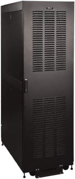 Tripp-Lite - 23.63" Overall Width x 42" Rack Height x 43" Overall Depth Data Cable Enclosure - 3,000 Lb Capacity, Black - Americas Tooling