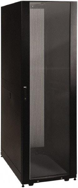 Tripp-Lite - 23.63" Overall Width x 42" Rack Height x 43" Overall Depth Data Cable Enclosure - 3,000 Lb Capacity, Black - Americas Tooling