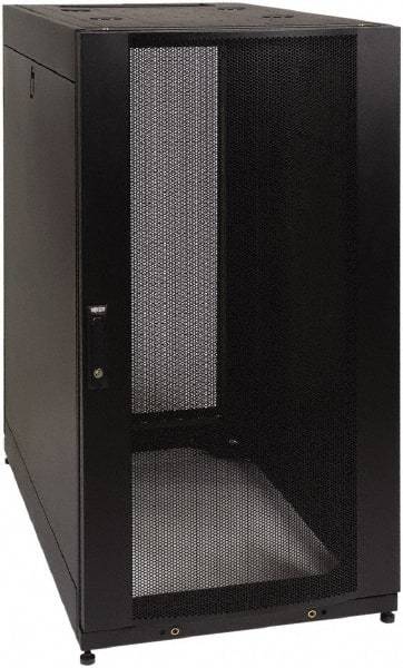 Tripp-Lite - 23.63" Overall Width x 25" Rack Height x 43" Overall Depth Data Cable Enclosure - 3,000 Lb Capacity, Black - Americas Tooling