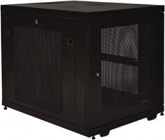 Tripp-Lite - 23.6" Overall Width x 12" Rack Height x 33-1/2" Overall Depth Data Cable Enclosure - 3,000 Lb Capacity, Black - Americas Tooling