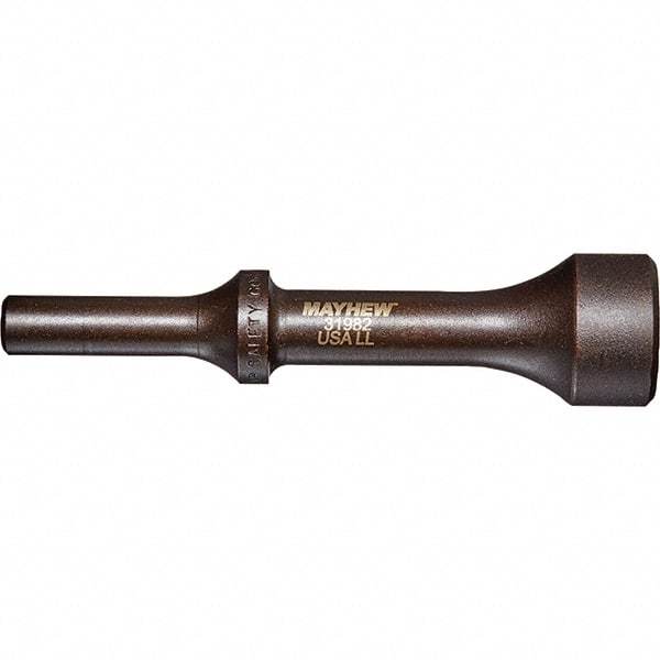 Mayhew - 1" Head Width, 4-1/4" OAL, Pneumatic Hammer - Round Drive, Round Shank, Steel - Americas Tooling