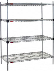 Eagle MHC - 4 Shelf Eagle MHC Wire Shelving - Starter Unit - 60" Wide x 24" Deep x 74" High, - Americas Tooling