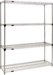 Eagle MHC - 4 Shelf Eagle MHC Wire Shelving - Starter Unit - 48" Wide x 24" Deep x 74" High, - Americas Tooling