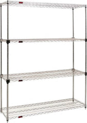 Eagle MHC - 4 Shelf Eagle MHC Wire Shelving - Starter Unit - 48" Wide x 24" Deep x 74" High, - Americas Tooling