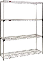 Eagle MHC - 4 Shelf Eagle MHC Wire Shelving - Starter Unit - 36" Wide x 24" Deep x 74" High, - Americas Tooling