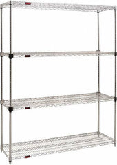 Eagle MHC - 4 Shelf Eagle MHC Wire Shelving - Starter Unit - 60" Wide x 18" Deep x 74" High, - Americas Tooling