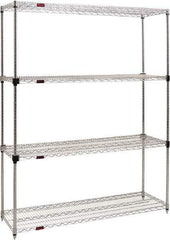 Eagle MHC - 4 Shelf Eagle MHC Wire Shelving - Starter Unit - 36" Wide x 18" Deep x 74" High, - Americas Tooling