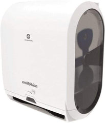 Georgia Pacific - Hands Free, Plastic Paper Towel Dispenser - 17.3" High x 14.7" Wide x 9-1/2" Deep, 1 Roll with Stub 10", White - Americas Tooling