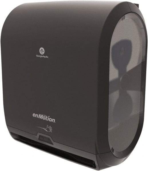 Georgia Pacific - Hands Free, Plastic Paper Towel Dispenser - 17.3" High x 14.7" Wide x 9-1/2" Deep, 1 Roll with Stub 10", Black - Americas Tooling