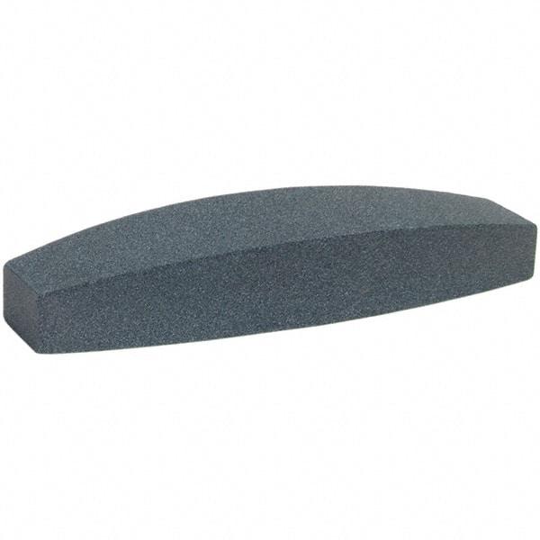 Norton - 9" Long x 2-1/2" Wide x 1-1/2" Thick, Silicon Carbide Sharpening Stone - Boat Shaped, Medium Grade - Americas Tooling