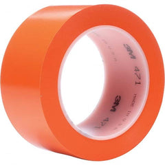 3M - 36 Yd x 1/4" Orange Vinyl Film Tape - Americas Tooling