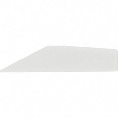 Noga - T80 Bi-Directional Ceramic Deburring Scraper Blade - Flat Blade Cross Section - Americas Tooling