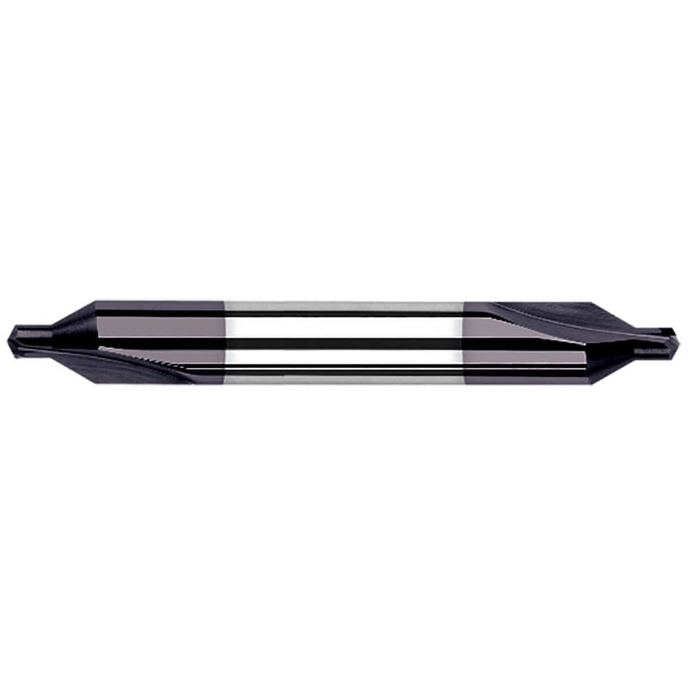 Harvey Tool - #00 60° 1/8" Body Diam Solid Carbide Combo Drill & Countersink - Exact Industrial Supply