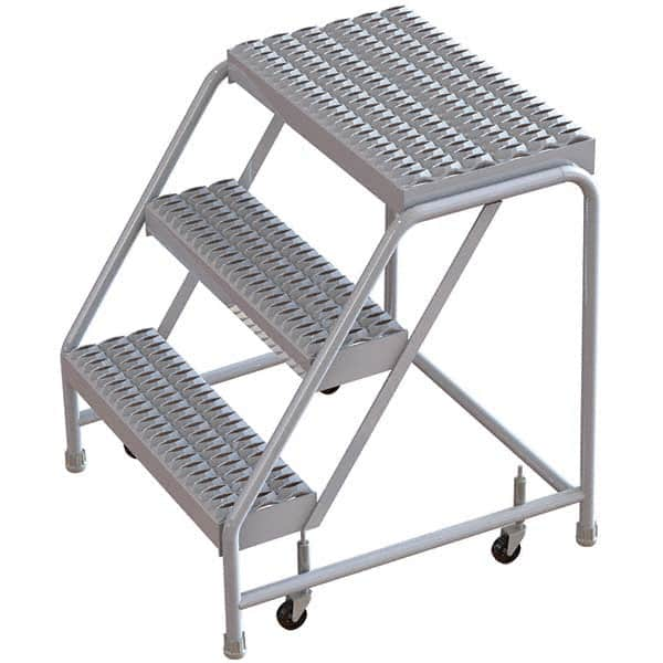 TRI-ARC - Rolling & Wall Mounted Ladders & Platforms Type: Rolling Warehouse Ladder Style: Rolling Safety Ladder - Americas Tooling