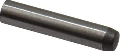 Made in USA - 2mm Diam x 10mm Pin Length 416 Stainless Steel Precision Dowel Pin - C 36-42 Hardness, 1 Beveled & 1 Rounded End - Americas Tooling