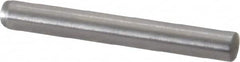 Made in USA - 3mm Diam x 24mm Pin Length 416 Stainless Steel Precision Dowel Pin - C 36-42 Hardness, 1 Beveled & 1 Rounded End - Americas Tooling