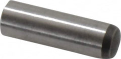 Made in USA - 6mm Diam x 20mm Pin Length 416 Stainless Steel Precision Dowel Pin - C 36-42 Hardness, 1 Beveled & 1 Rounded End - Americas Tooling