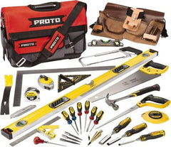 Proto - 30 Piece Contractors Tool Set - Comes in Soft Sided Bag - Americas Tooling