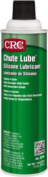 CRC - 20 oz Aerosol Nondrying Film/Silicone Penetrant/Lubricant - Clear & White, -40°F to 400°F, Food Grade - Americas Tooling