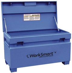 Value Collection - 48" Wide x 24-3/16" Deep x 28-5/16" High Job Site Box - Steel, Blue - Americas Tooling