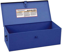 Value Collection - 28-5/16" Wide x 12-3/8" Deep x 11-1/8" High Job Site Welder's Box - Steel, Blue - Americas Tooling