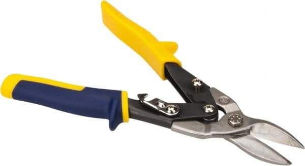 Lenox - 1-5/16" Length of Cut, Straight Pattern Aviation Snip - 10" OAL, 18 AWG Steel Capacity - Americas Tooling