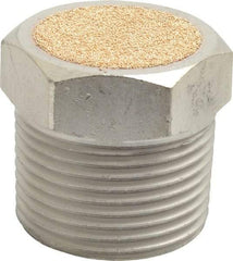 PRO-SOURCE - 1 Male NPT, 1-5/16" Hex, 1-5/16" OAL, Breather Vent - 150 Max psi, Bronze - Americas Tooling