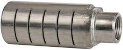 PRO-SOURCE - 3/8 Male NPT, 1" Hex, 3-1/4" OAL, Muffler - 300 Max psi, 40 CFM, Aluminum - Americas Tooling