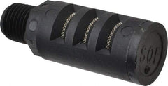 PRO-SOURCE - 1/4 Male NPT, 5/8" Hex, 2-15/64" OAL, Muffler - 150 Max psi, Glass Filled Nylon - Americas Tooling