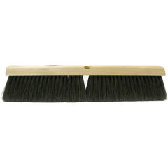 18″ Fine Sweep Floor Brush, Black Horsehair and Polypropylene Fill - Americas Tooling