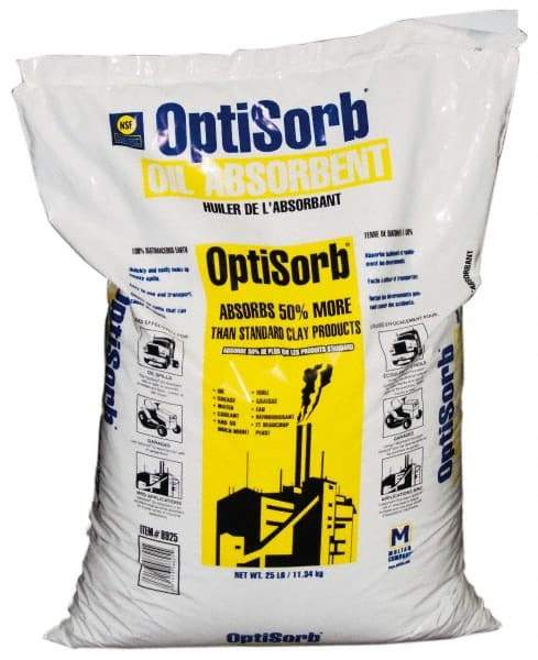 Made in USA - 25 Lb Poly Bag Diatomaceous Earth Granular Sorbent - Universal Use - Americas Tooling