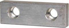 Gibraltar - 3" Wide x 1" High x 1/2" Thick, Flat/No Step Vise Jaw - Soft, Aluminum, Fixed Jaw, Compatible with 3" Vises - Americas Tooling