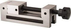 Gibraltar - 2-1/2" Jaw Width, 3" Jaw Opening Capacity, 1-1/4" Jaw Height, Toolmaker's Vise - Flat Jaw, 0.0002" Parallelism, 0.0003" Squareness, 7.4" OAL x 2-1/2" OAH - Americas Tooling