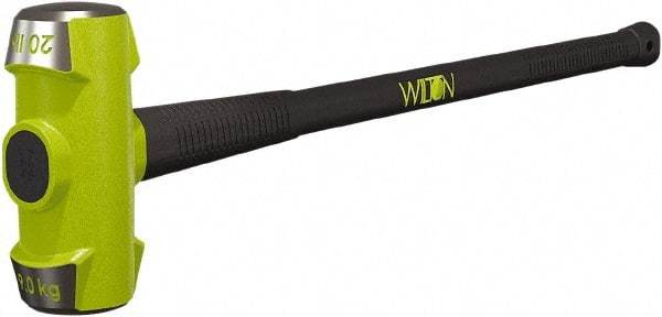 Wilton - 20 Lb Head, 36" Long Sledge Hammer - Steel Head, Steel Handle with Grip - Americas Tooling