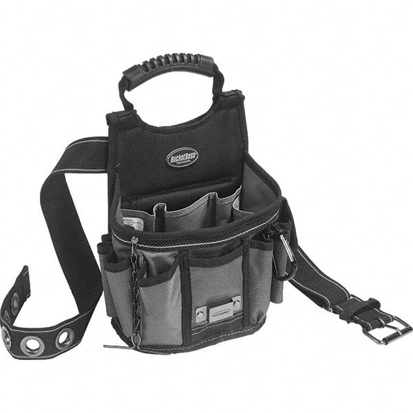 Bucket Boss - 13 Pocket General Purpose Holster - Ballistic Polyester, Black & Gray - Americas Tooling