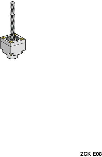 Telemecanique Sensors - 3.7 Inch Long, Limit Switch Head - For Use with ZCK Limit Switches - Americas Tooling