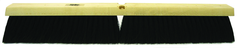 24" Black Tampico Coarse Sweeping - Broom Without Handle - Americas Tooling